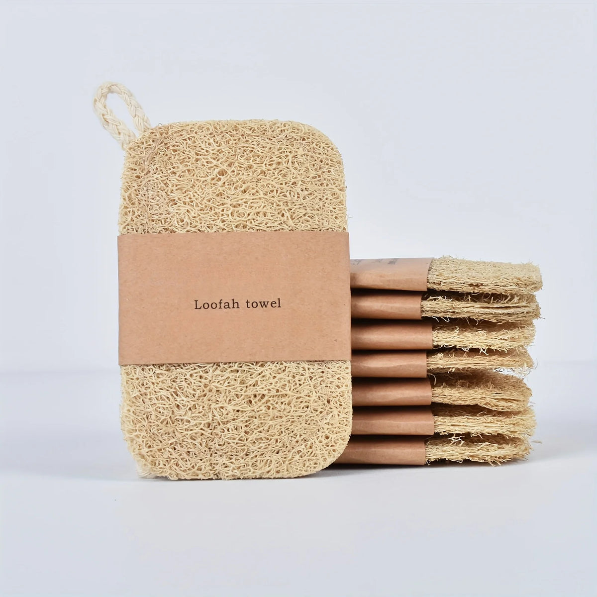 Natural Loofah Dish Scrubber – Eco-Friendly Kitchen Cleaning Sponge