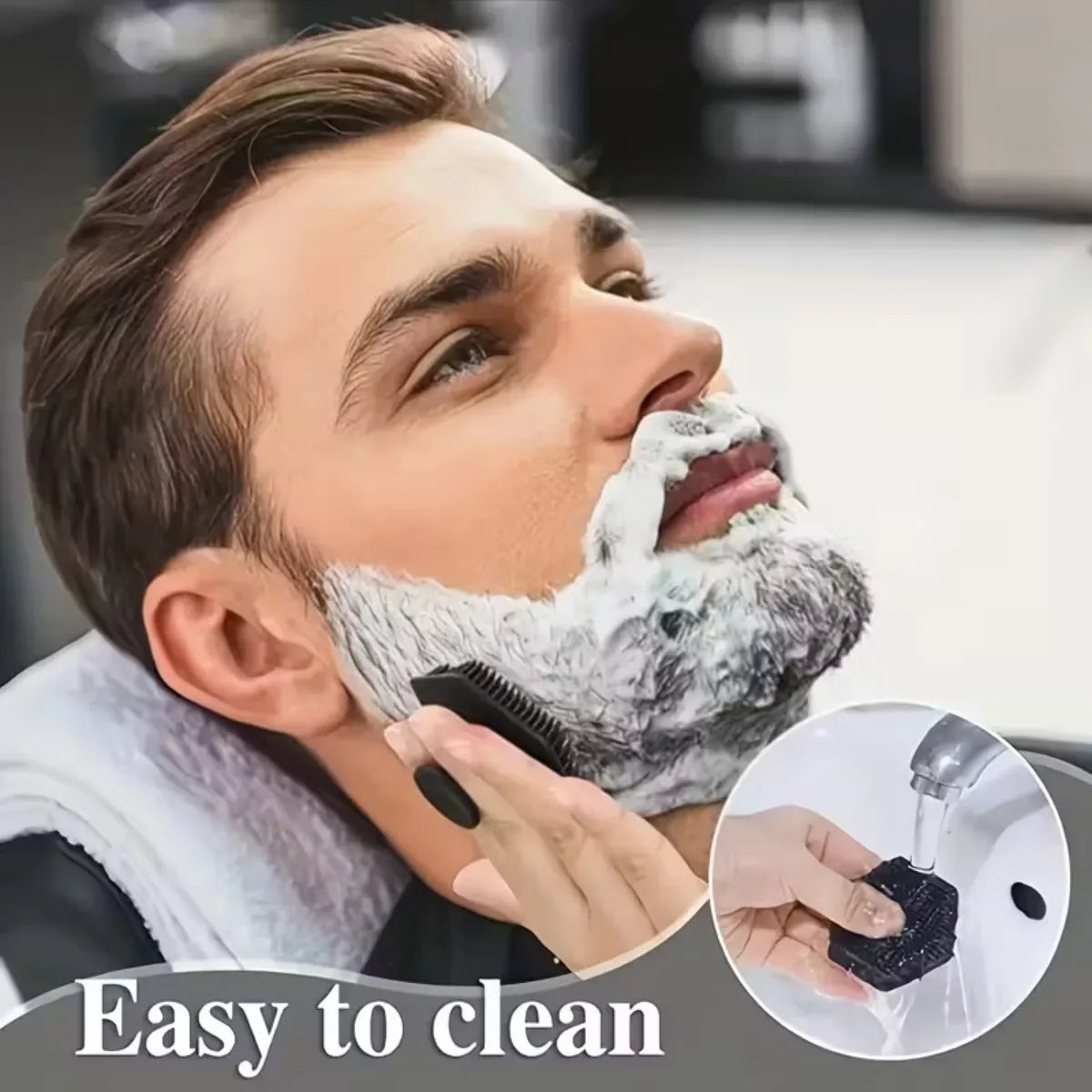 4PCS Silicone Body Scrubber Set – Soft Exfoliating Shower & Face Brushes