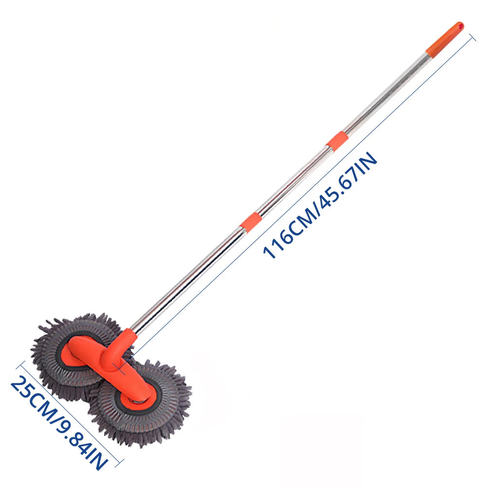 360° Microfiber Car Wash Mop with Extendable Handle | Scratch-Free Cleaning Brush