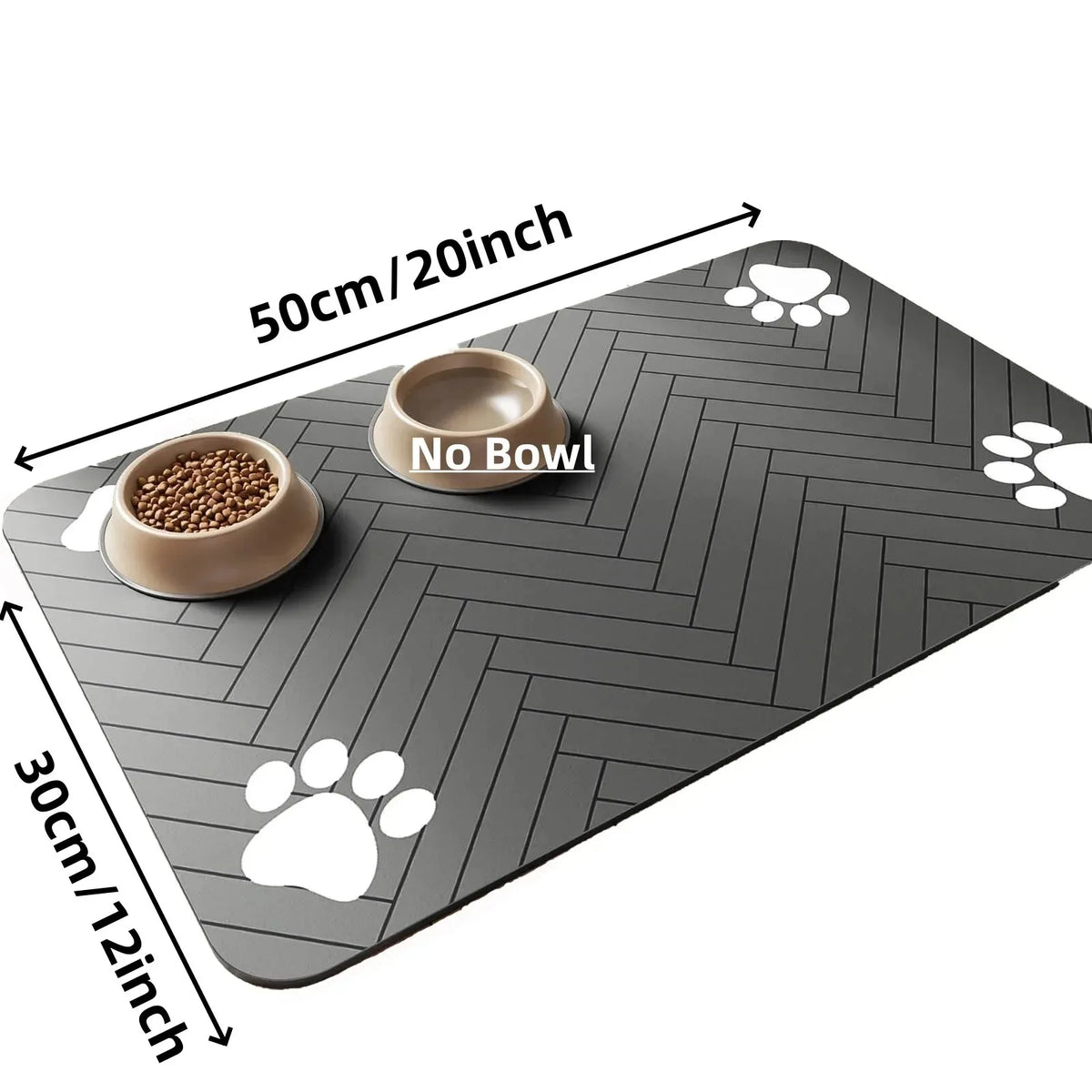 Pet Feeding Mat – Absorbent Waterproof Placemat for Dogs & Cats