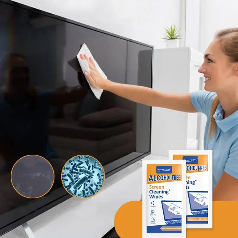 40-Pack Screen Cleaning Wipes – Streak-Free Cleaning for All Devices