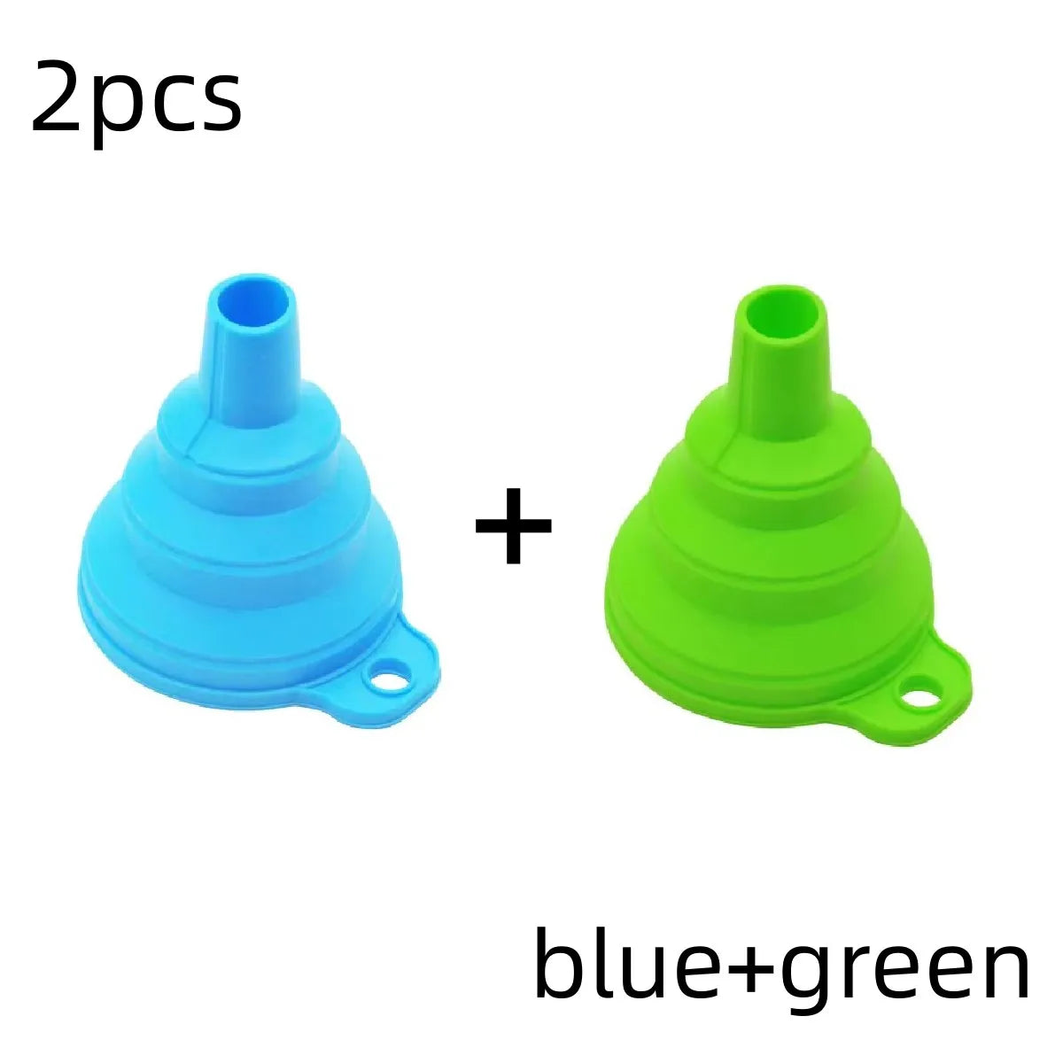 Mini Foldable Silicone Funnel – Collapsible Portable Funnel for Kitchen, Camping & Outdoor Use