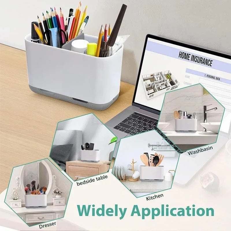 Toothbrush & Bathroom Storage Holder – No-Drill Organiser