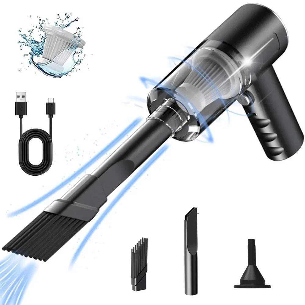 Cordless Handheld Vacuum Cleaner – Portable USB Rechargeable Mini Vacuum