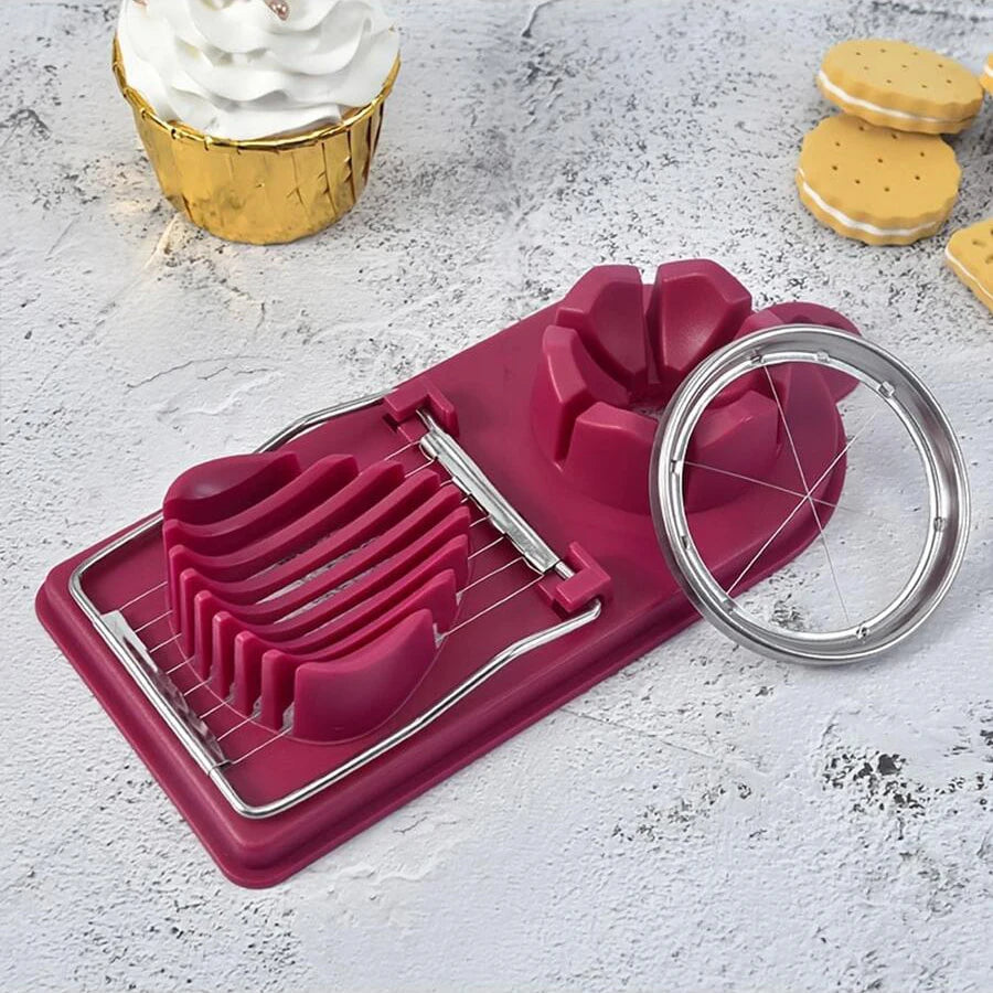 2-in-1 Egg Slicer & Cutter