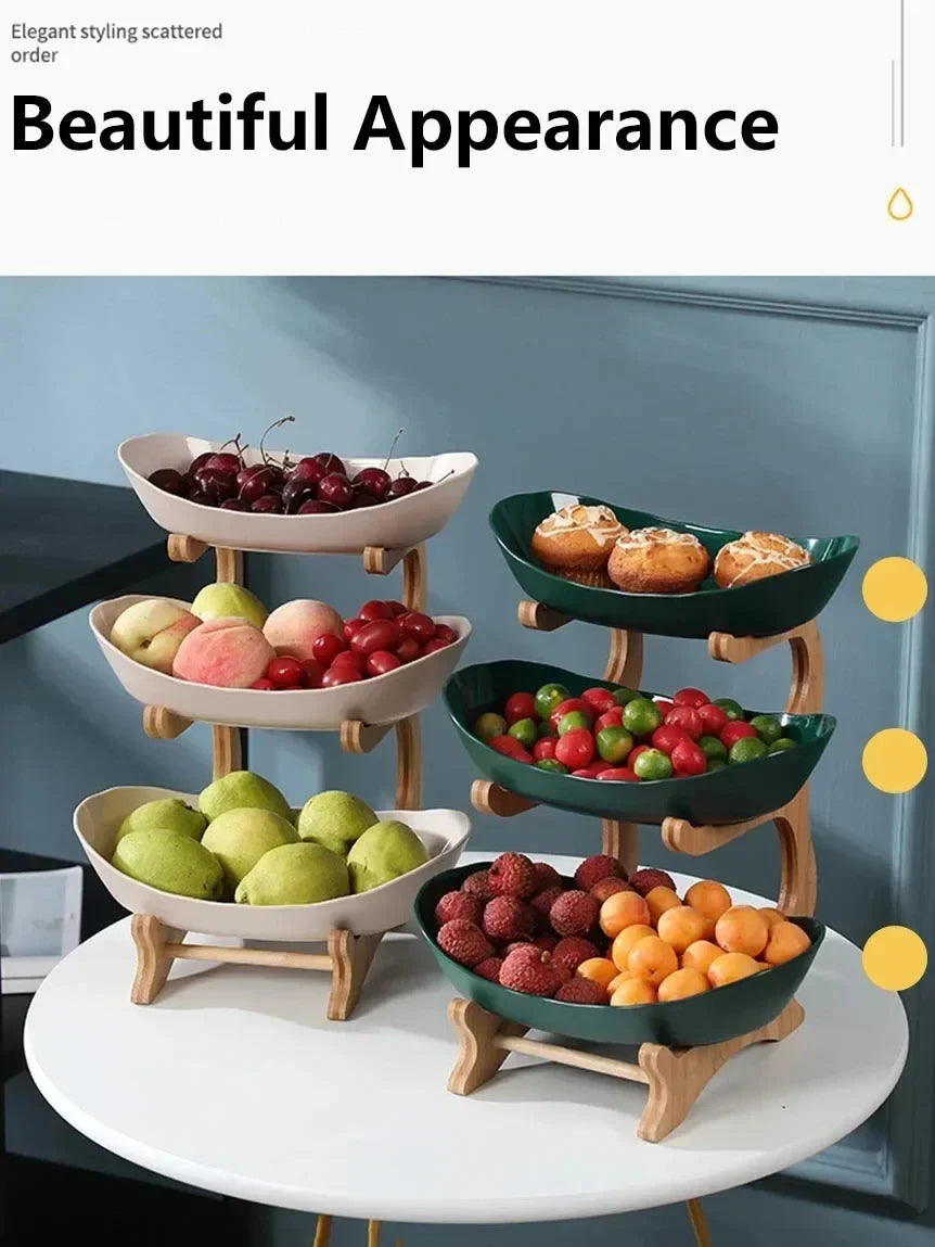 2/3 Tier Fruit & Snack Serving Stand