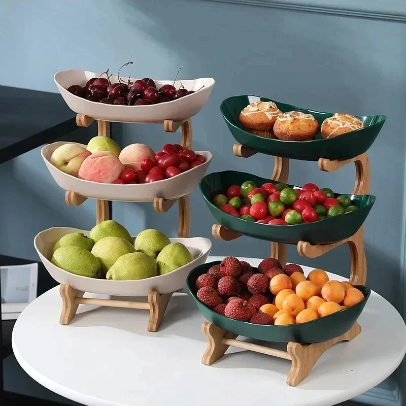 2/3 Tier Fruit & Snack Serving Stand