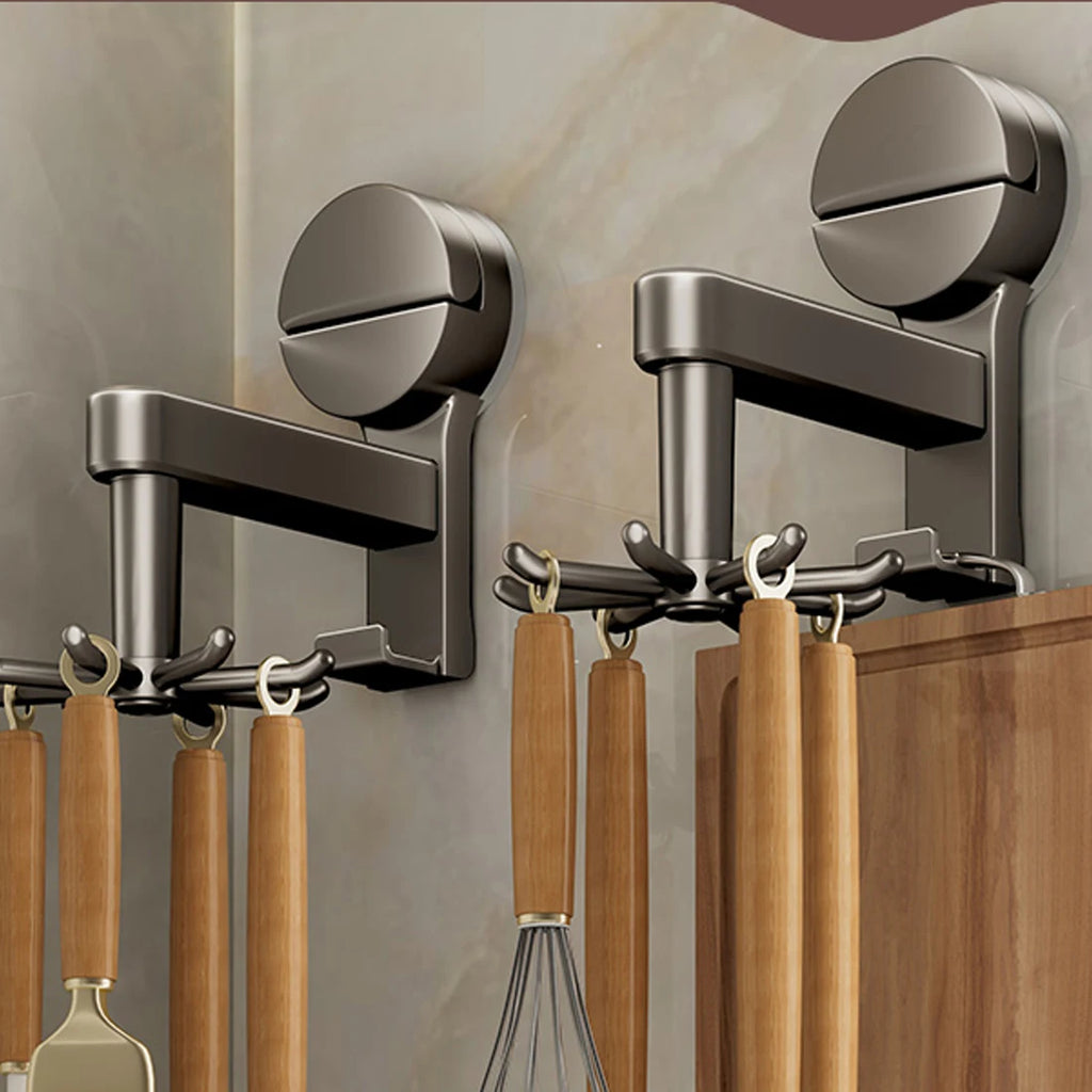360° Rotating Kitchen Utensil & Cutting Board Holder