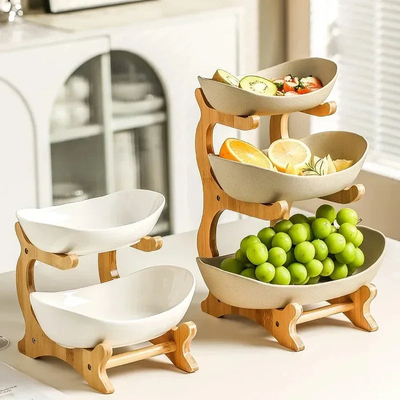 2/3 Tier Fruit & Snack Serving Stand