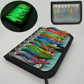 10 PCS Squid Fish10PCS Luminous Squid Fishing Lures – Saltwater Sea Fishing Bait Set