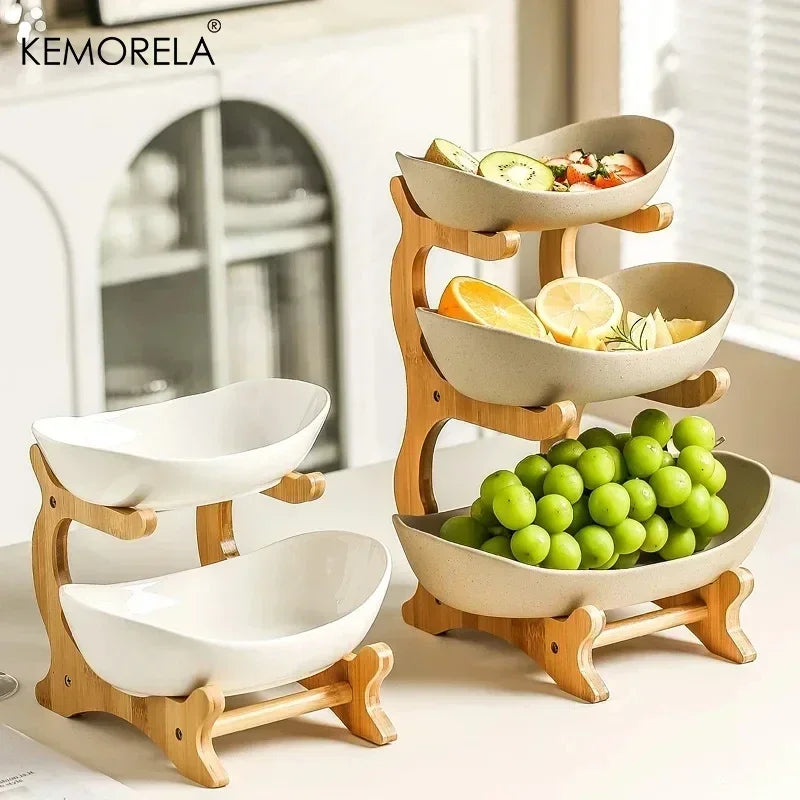 2/3 Tier Fruit & Snack Serving Stand