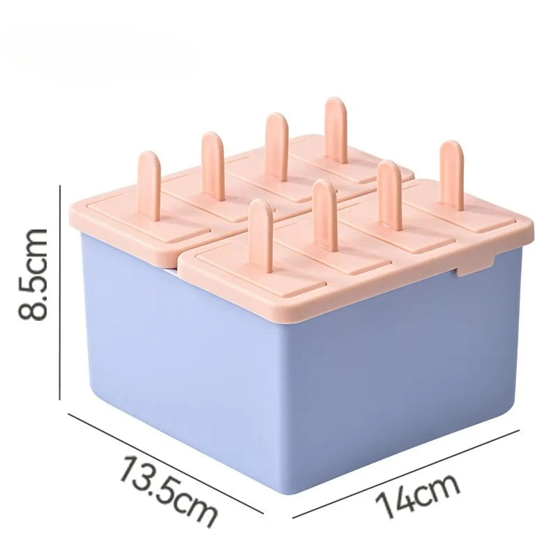 Homemade Popsicle Maker with Lid – 4, 6 or 8 Slot Ice Pop Mould