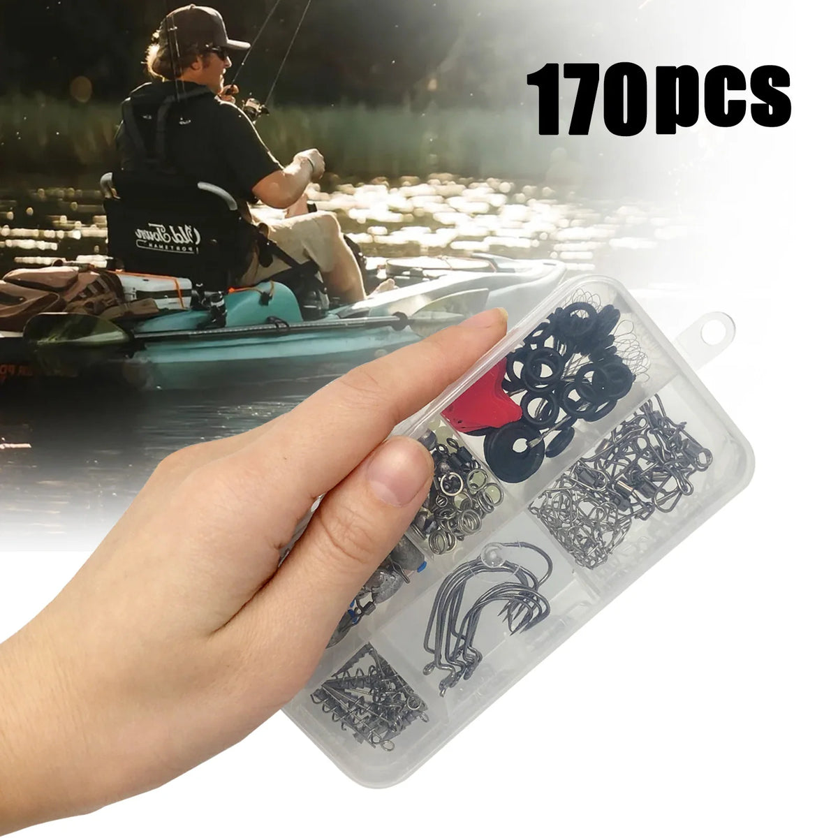 Professional Fishing Tackle Kit – 113–410 Piece Fishing Accessories Set