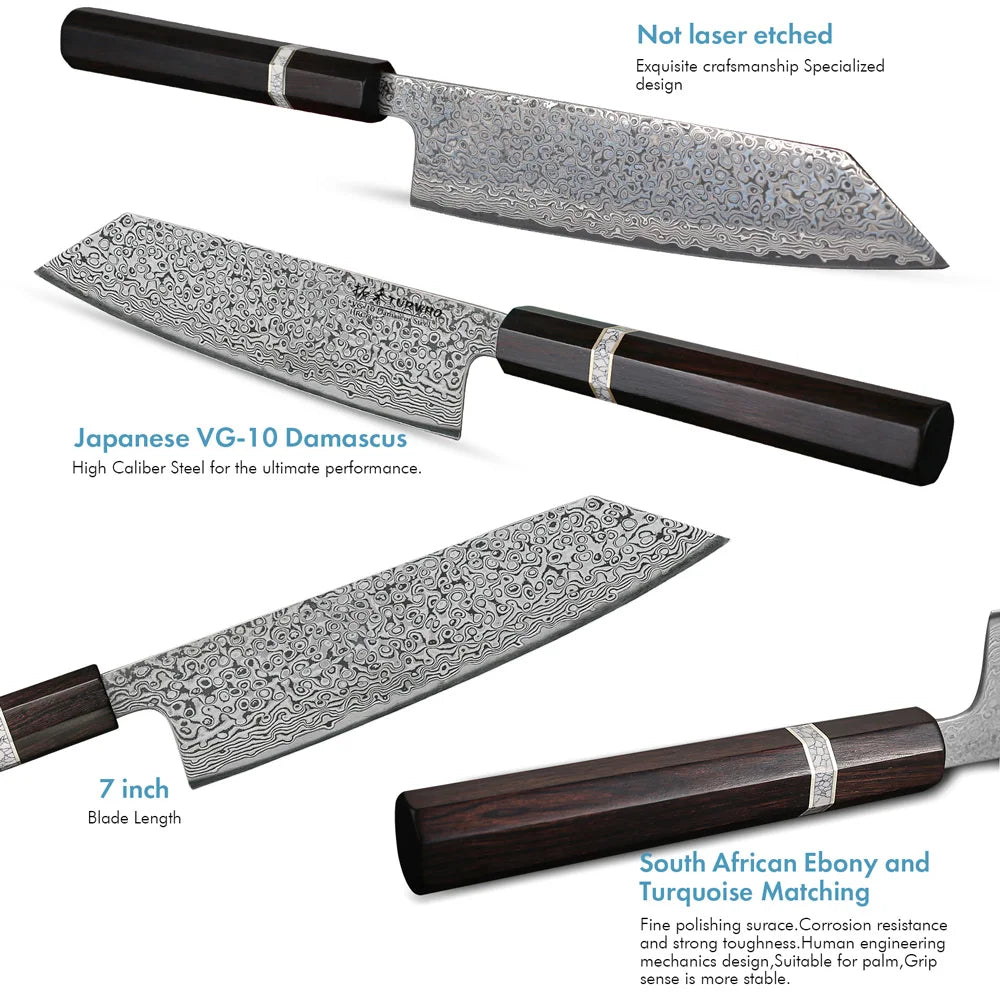 7-Inch Damascus Steel Kiritsuke Chef Knife