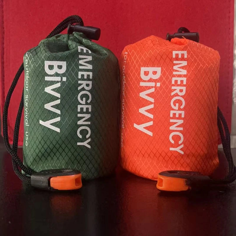 Emergency Survival Sleeping Bag – Thermal Waterproof Bivy Sack for Camping & Hiking