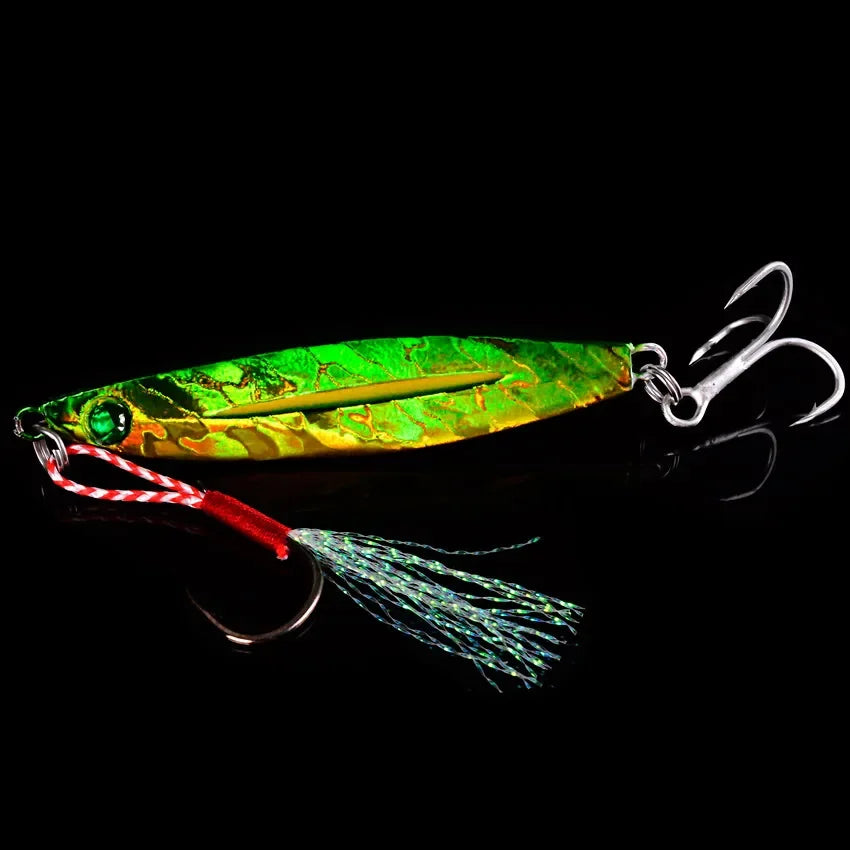 5pcs Metal Jig Fishing Lures – Saltwater Hard Bait Fishing Set