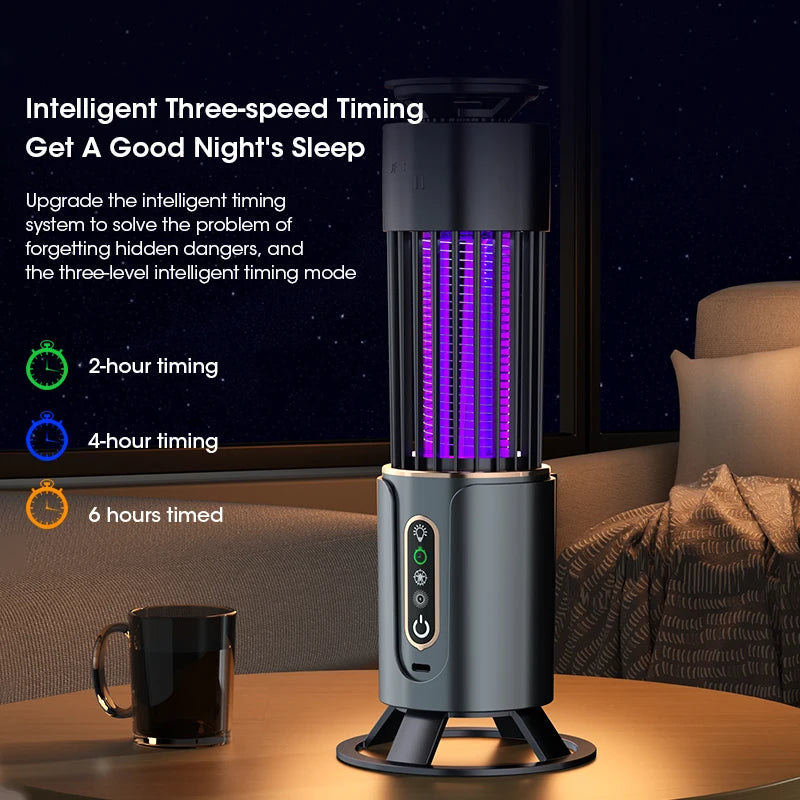 USB Mosquito Killer Lamp – Electric Insect Trap & Camping Lantern for Outdoor Adventures