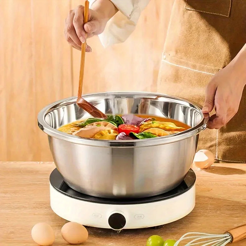 2-Piece Stainless Steel Mixing Bowl & Colander Set