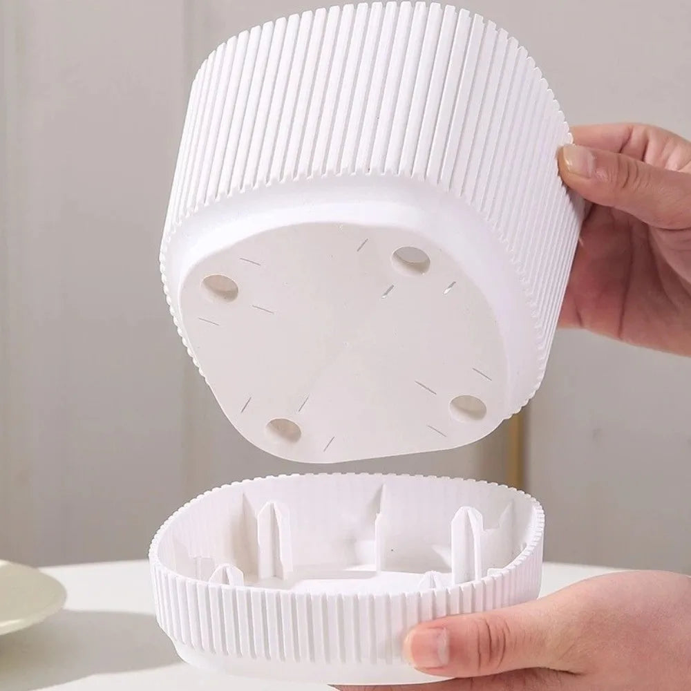 Double-Layer Self-Watering Plant Pot | Indoor Plastic Flower Pot with Drainage System