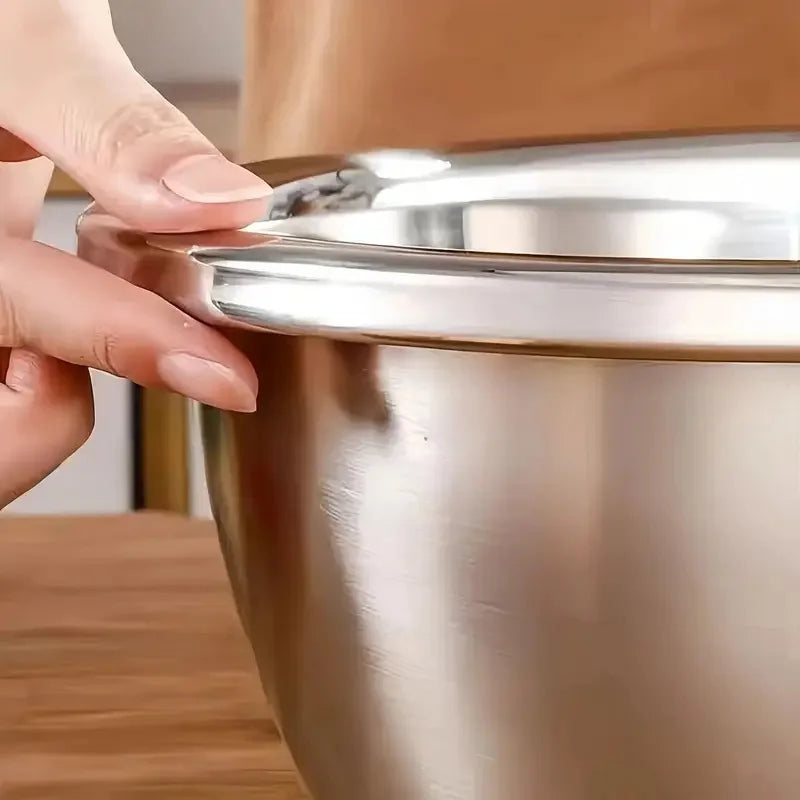 2-Piece Stainless Steel Mixing Bowl & Colander Set