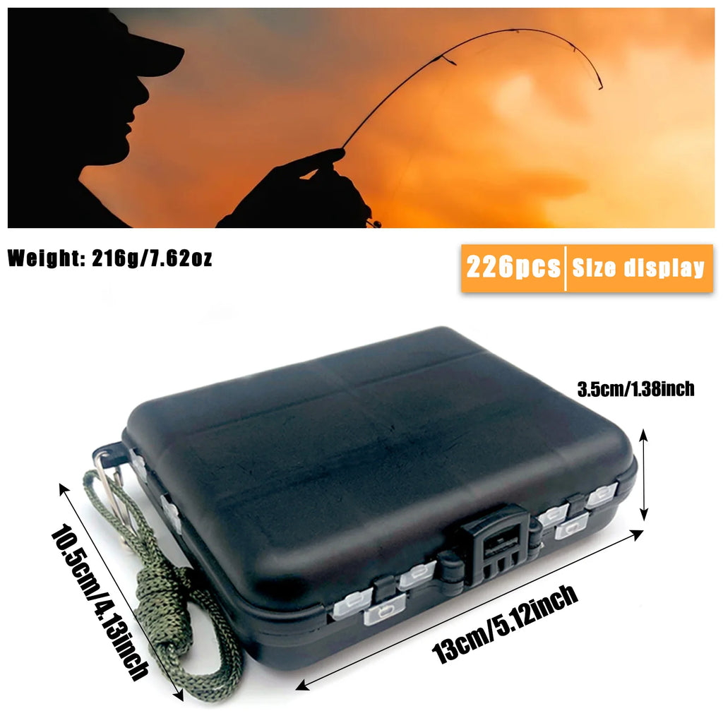 Professional Fishing Tackle Kit – 113–410 Piece Fishing Accessories Set