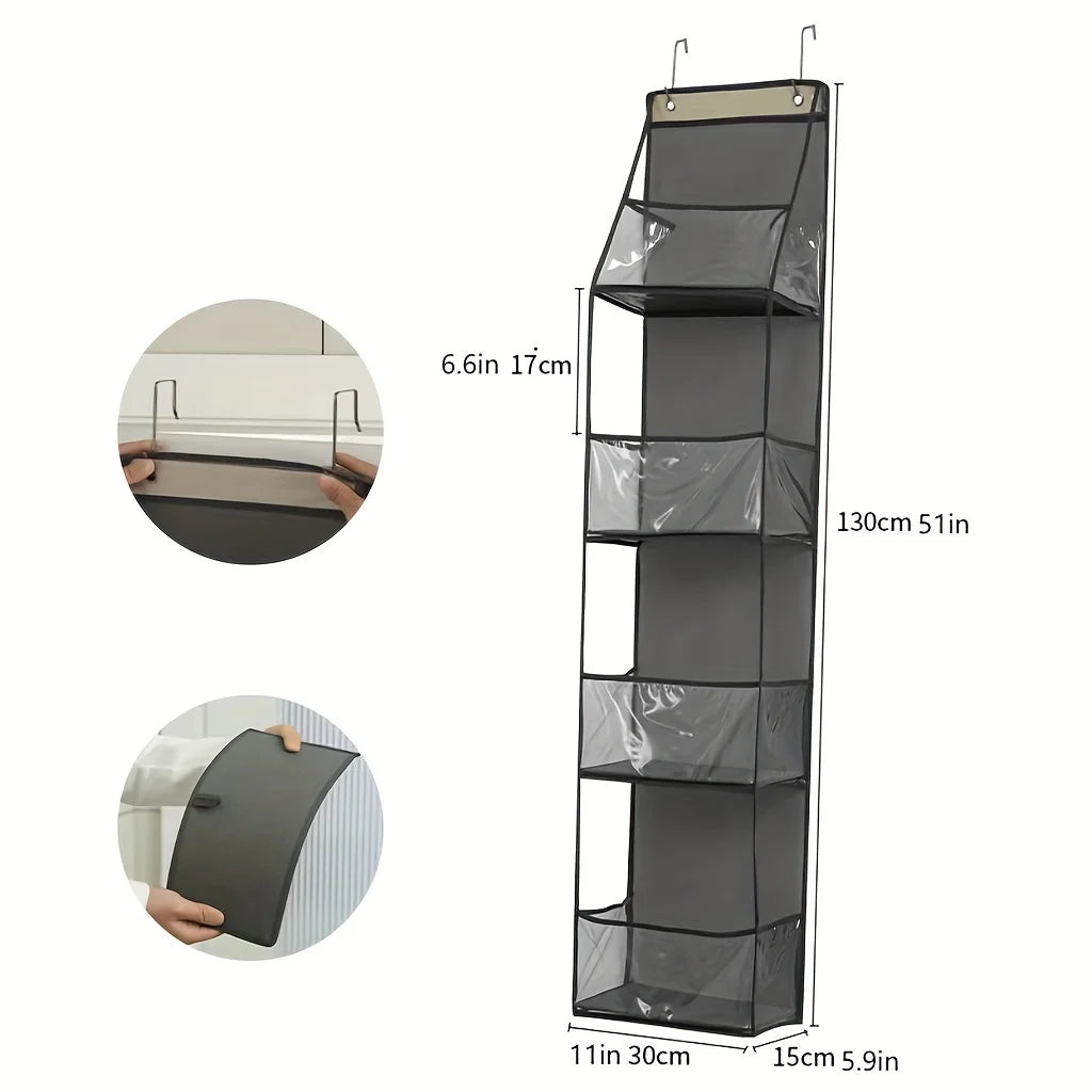 Multi-Pocket Hanging Storage Organiser