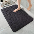 3D Cobblestone Quick-Dry Bathroom Floor Mat – Super Absorbent Non-Slip Washable Bath Rug