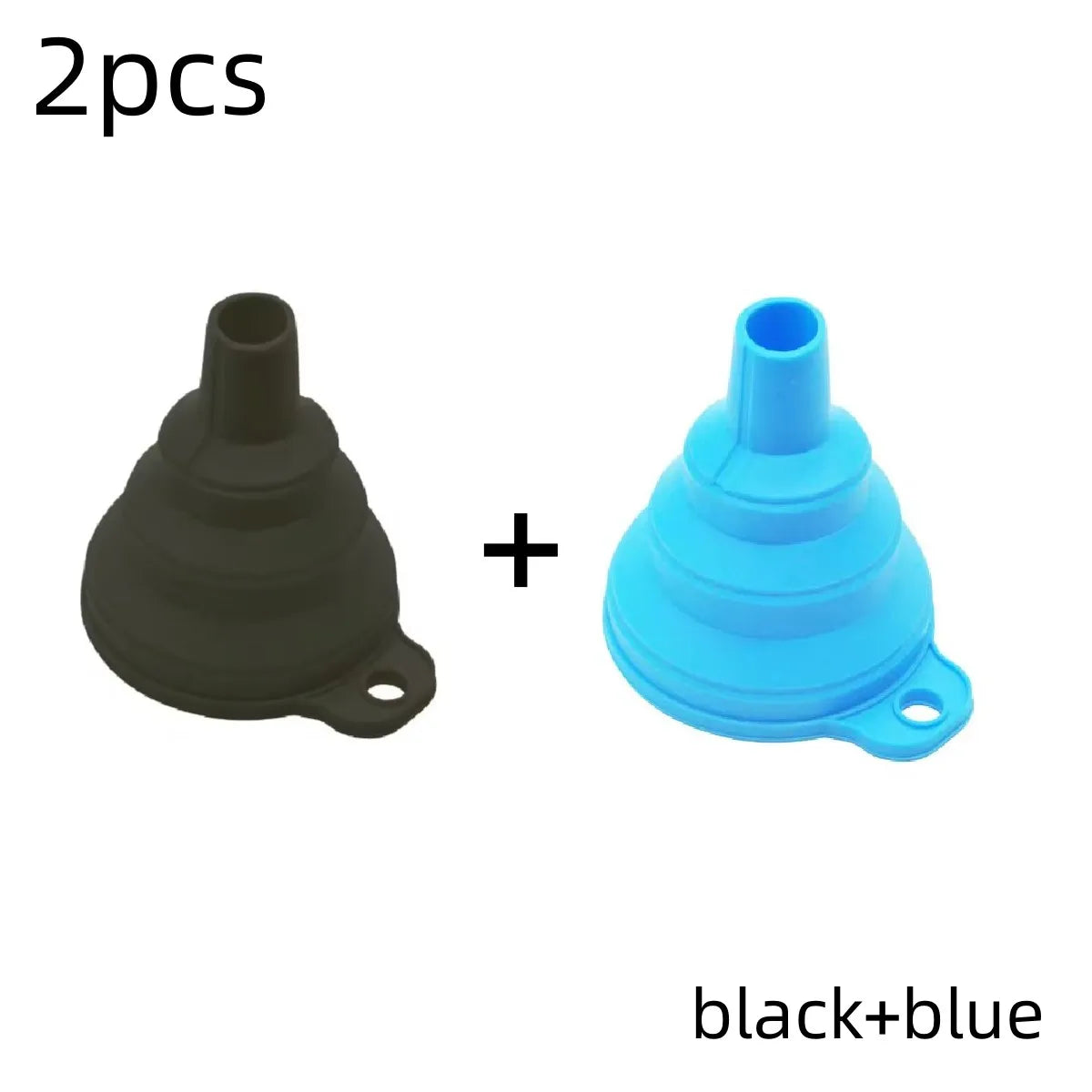 Mini Foldable Silicone Funnel – Collapsible Portable Funnel for Kitchen, Camping & Outdoor Use