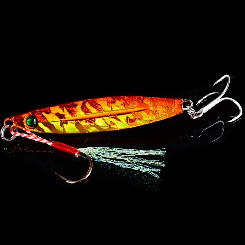 5pcs Metal Jig Fishing Lures – Saltwater Hard Bait Fishing Set