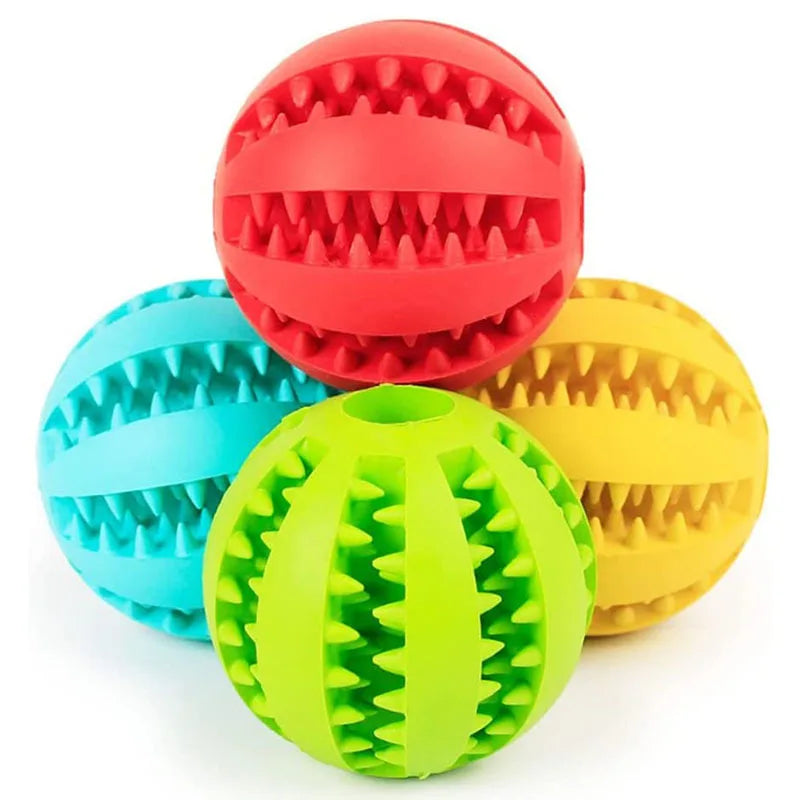 Interactive Dog Treat Ball – Chew, Dental Cleaning & Puzzle Toy