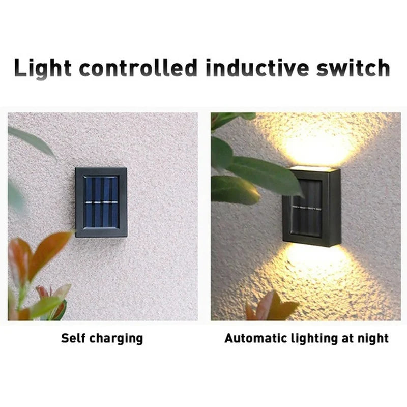 Solar LED Fence Lights – Waterproof Outdoor Wall & Garden Lights