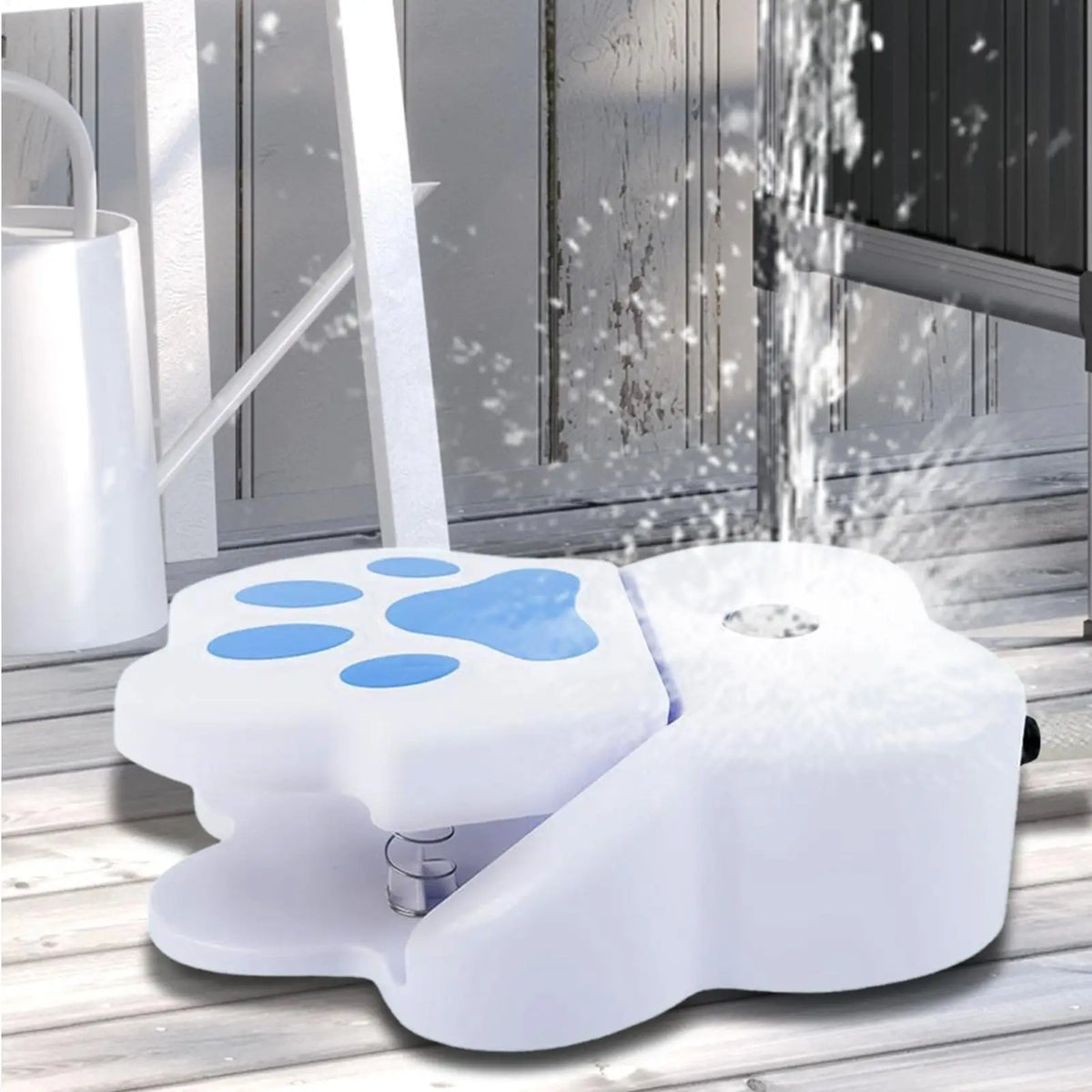Paw Activated Dog Water Fountain – Outdoor Step-On Drinking Fountain for Pets