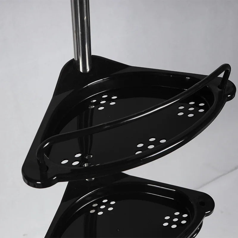 Adjustable 4-Tier Corner Shower Caddy | Tension Pole Bathroom Storage Rack