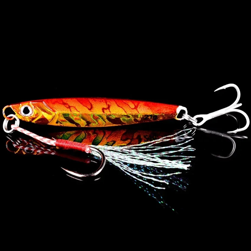 5pcs Metal Jig Fishing Lures – Saltwater Hard Bait Fishing Set