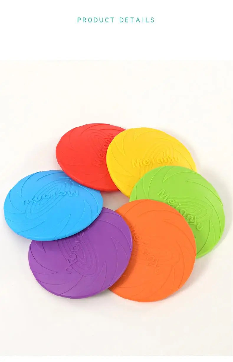 Bite-Resistant Dog Flying Disc – Interactive Fetch & Training Toy