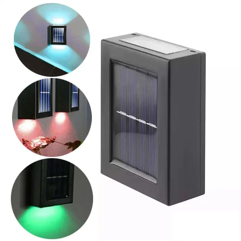 Solar LED Fence Lights – Waterproof Outdoor Wall & Garden Lights