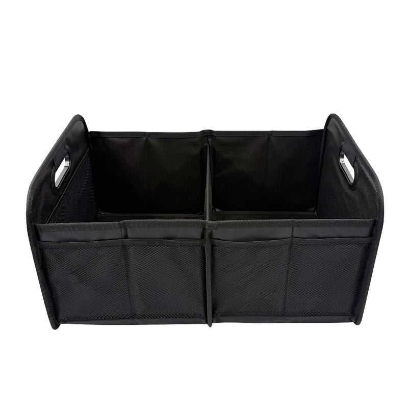 40L Foldable Car Boot Storage Organiser | Heavy-Duty Trunk Storage Box with Side Pockets