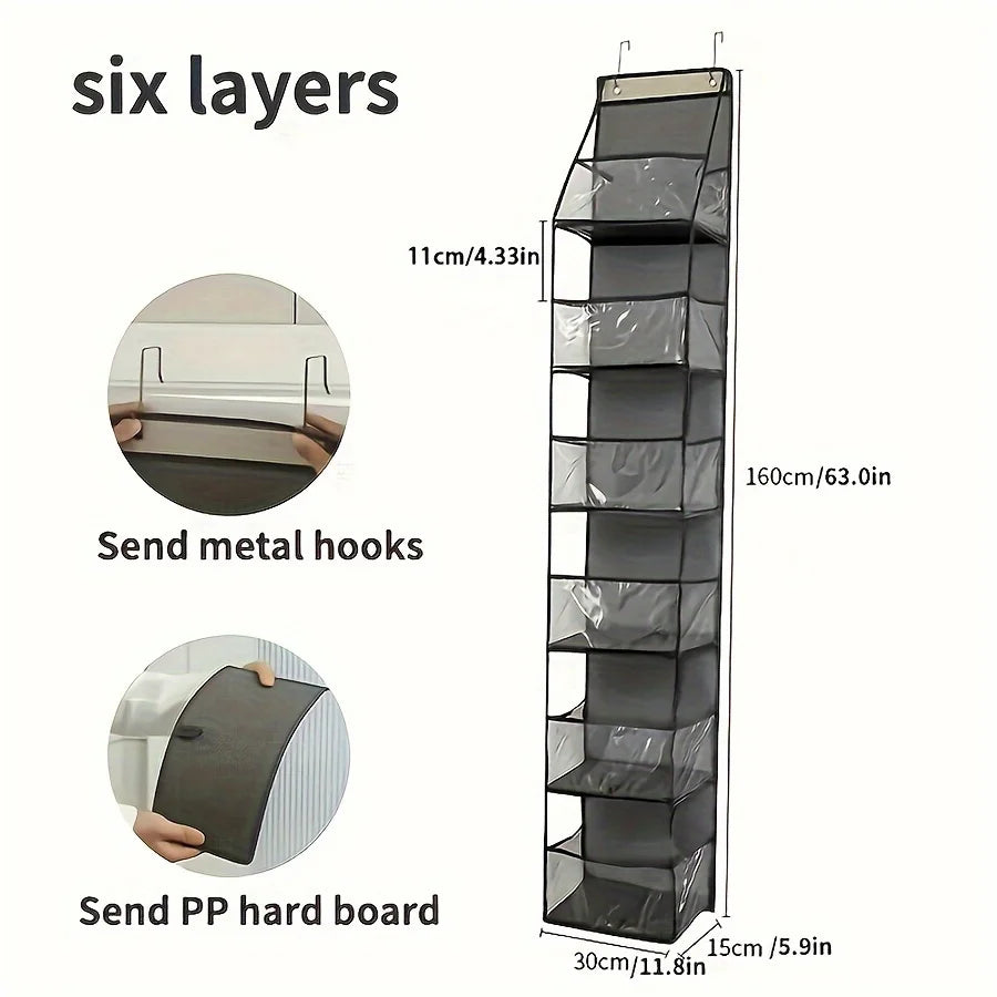 Multi-Pocket Hanging Storage Organiser