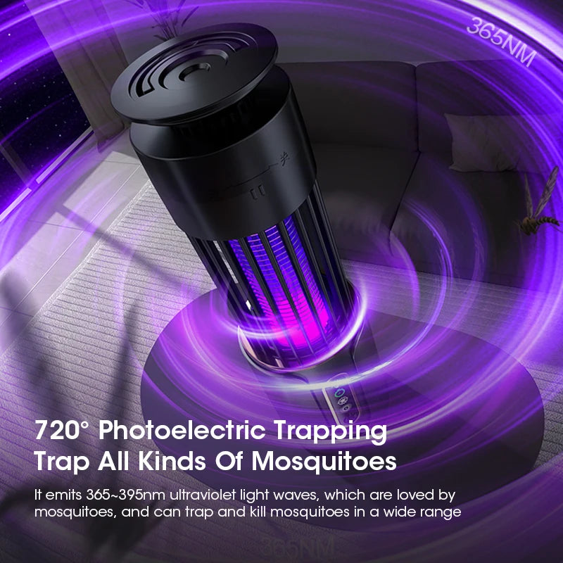 USB Mosquito Killer Lamp – Electric Insect Trap & Camping Lantern for Outdoor Adventures