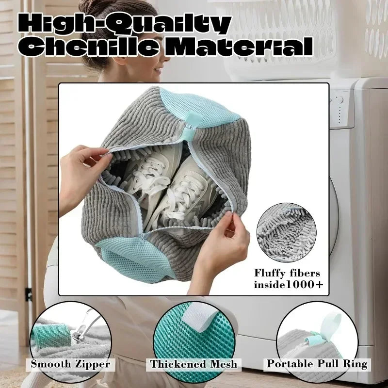 Machine Washable Shoe Washing & Drying Bag