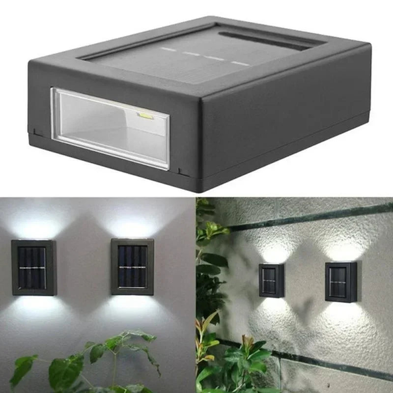 Solar LED Fence Lights – Waterproof Outdoor Wall & Garden Lights