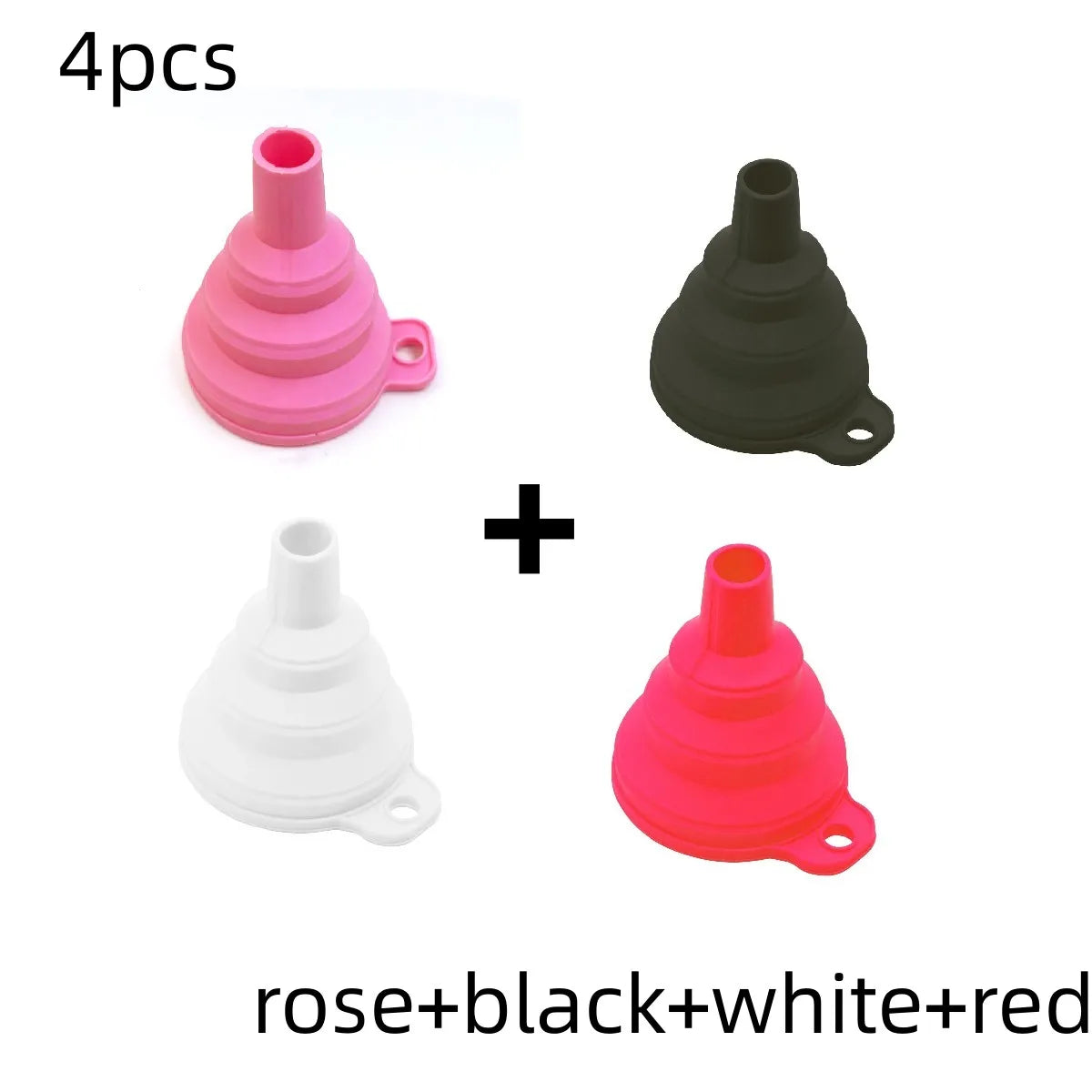 Mini Foldable Silicone Funnel – Collapsible Portable Funnel for Kitchen, Camping & Outdoor Use