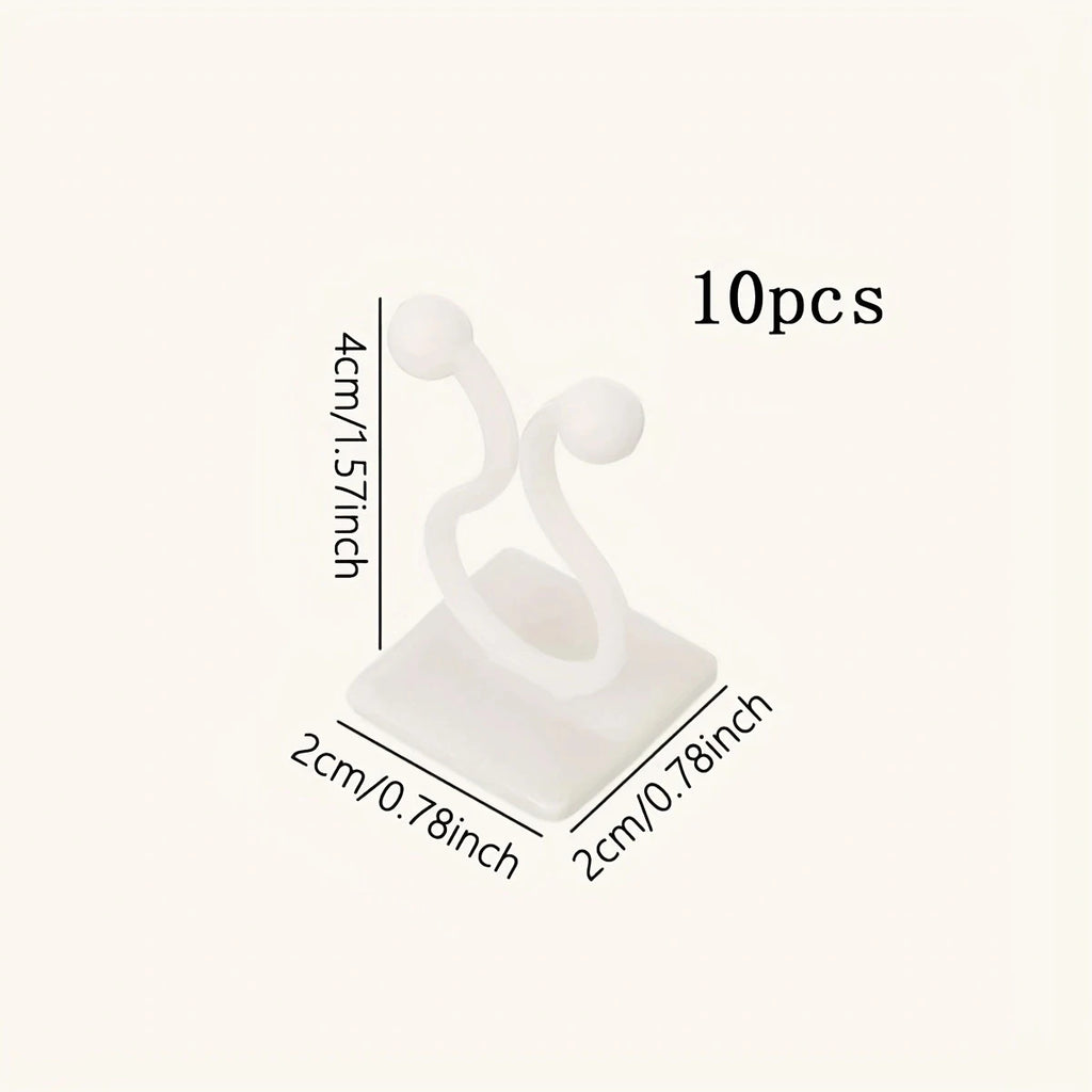 Self-Adhesive Plant Wall Clips (10 Pack)
