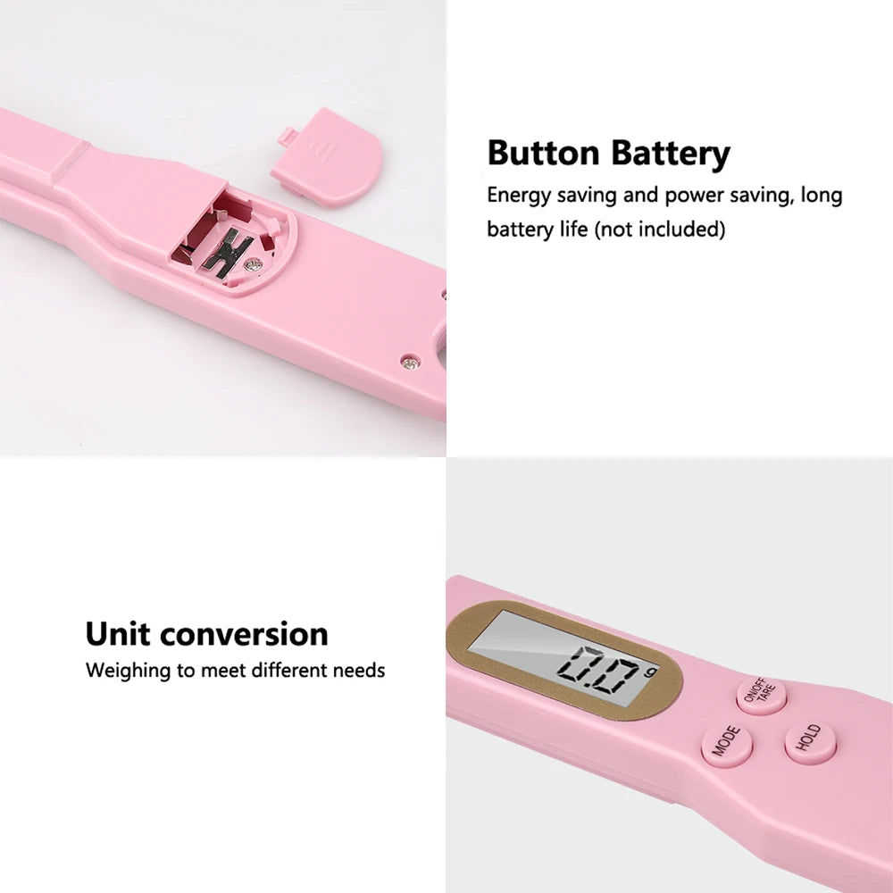 Mini Digital Spoon Scale – 0.1g–500g Precision Kitchen Measuring Spoon