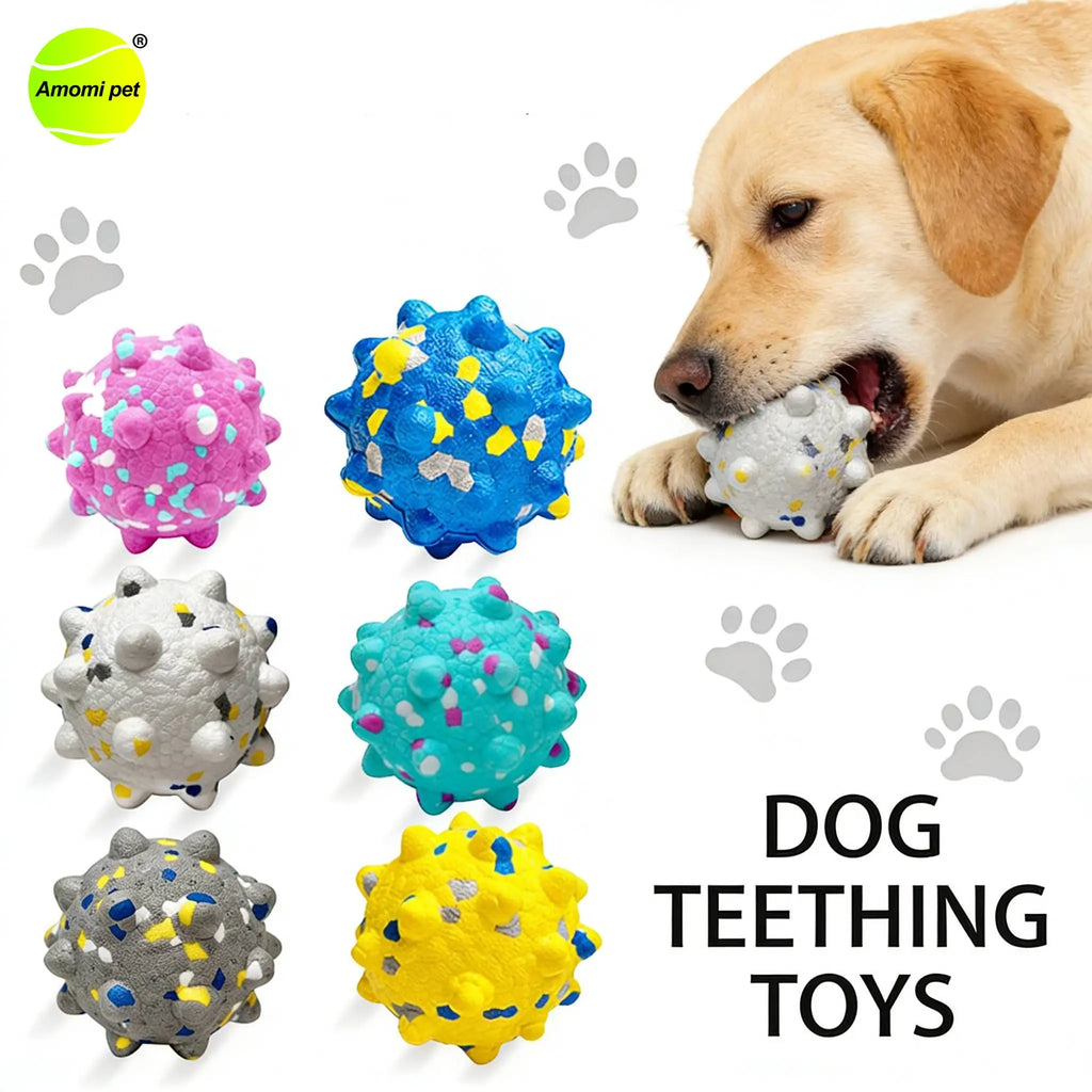 Interactive Dog Ball Toy – Bite Resistant ETPU Chew Ball for Teeth Cleaning & Play