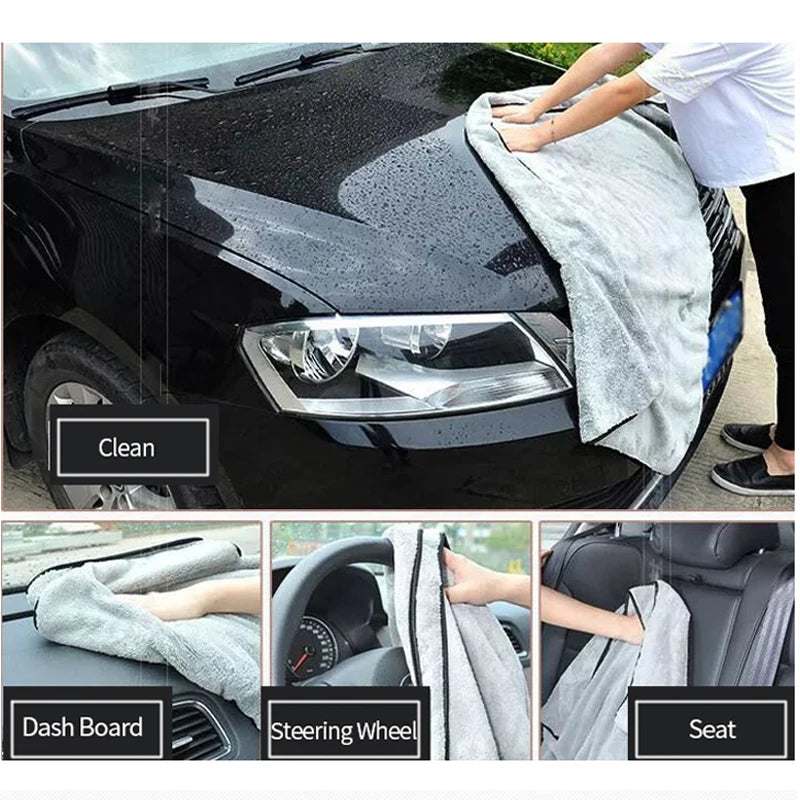 Premium Microfibre Car Drying Towel | Ultra Absorbent | Streak-Free & Scratch-Free