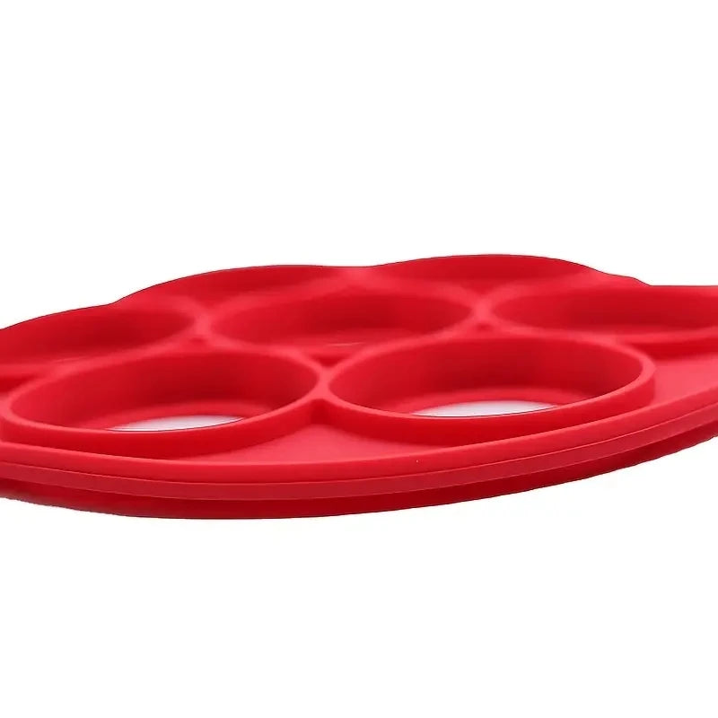 7-Hole Silicone Egg & Pancake Mould – Non-Stick Breakfast Maker