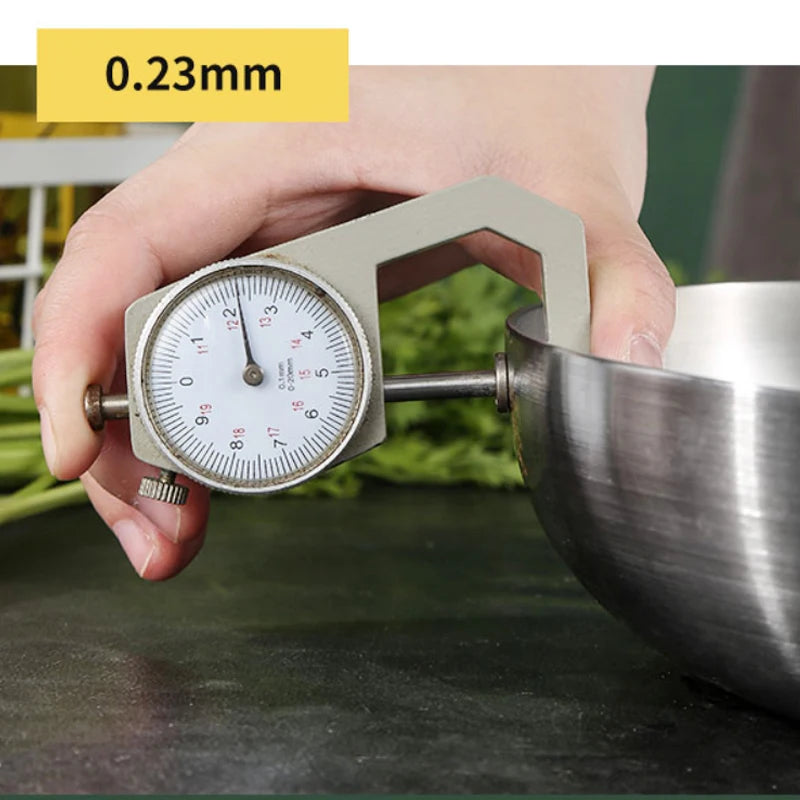 304 Stainless Steel Frying Pan – Non-Stick Skillet for Gas & Induction Cooktops