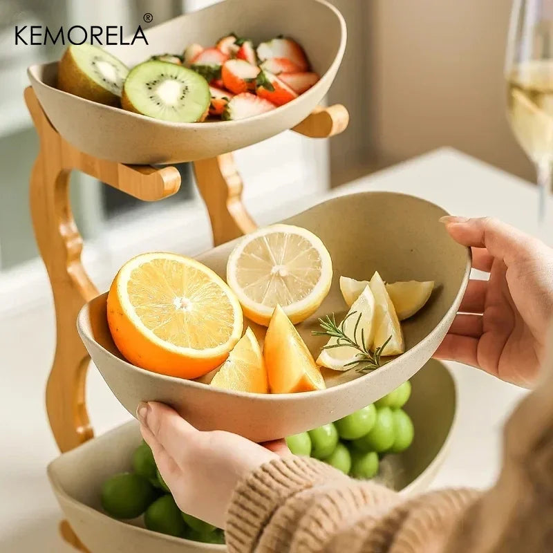 2/3 Tier Fruit & Snack Serving Stand