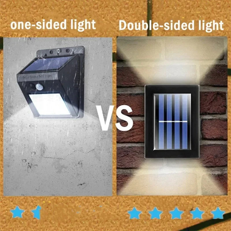 Solar LED Fence Lights – Waterproof Outdoor Wall & Garden Lights